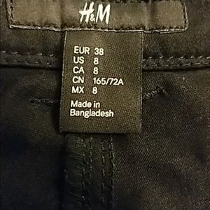 H&M black skinny jeans